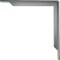 Ekena Millwork Stockport Steel Bracket, Unfinished 2"W x 14"D x 14"H BKTM02X14X14STCRS - alternate 3